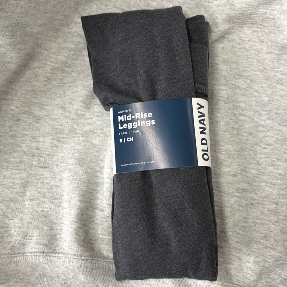 Leggings Old Navy Mid Rise Gray Size Small‎